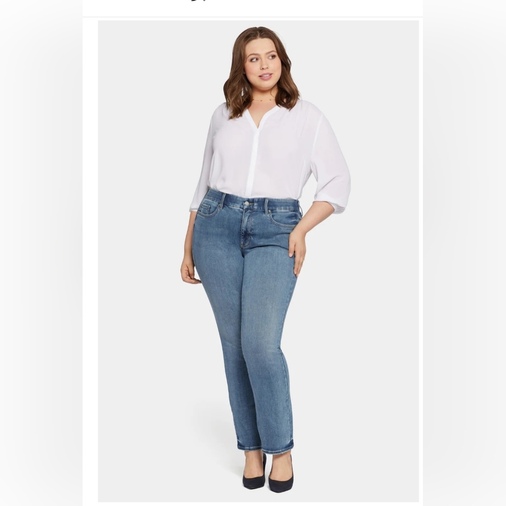 NYDJ Blue Skinny Jeans Lift And Tuck Technology Size 18W